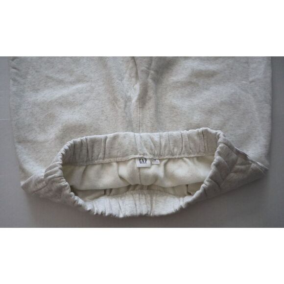 Gap 529031 Women's Sz Medium Pale Gray Heather Fleece Jogger Pants - Picture 4 of 10